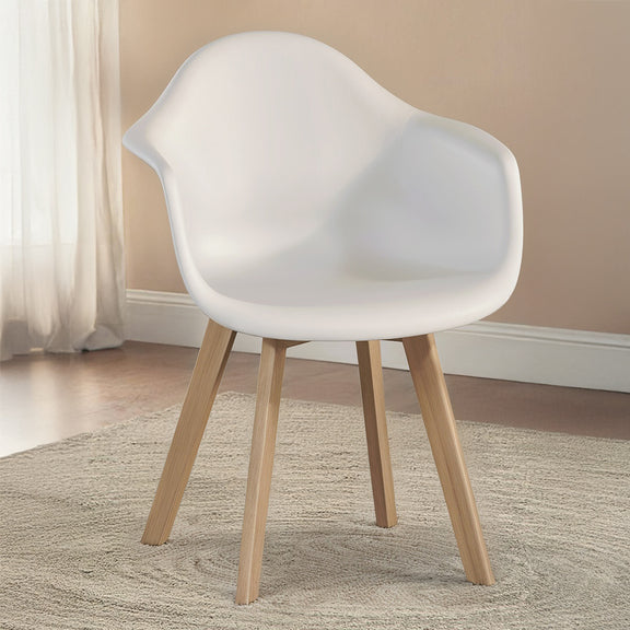 Dining Chair with Armrests - Scandinavian Style - Dominic - gallery 1