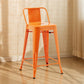 Bar Stool with Backrest - Industrial Design - 60cm - New Edition - Stylix - gallery 4