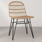 Rattan Dining Chair - Boho Style - Many - gallery 2