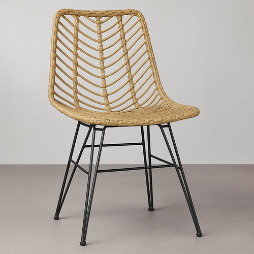 Rattan Dining Chair - Boho Style - Mia - gallery 2