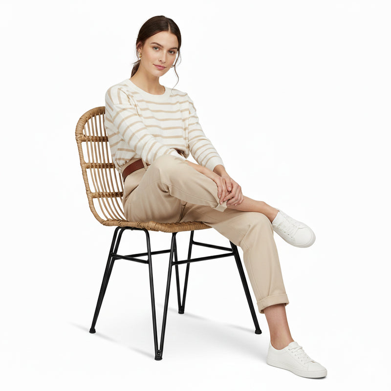 Rattan Dining Chair - Boho Style - Many - gallery 3