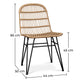 Rattan Dining Chair - Boho Style - Many - gallery 12