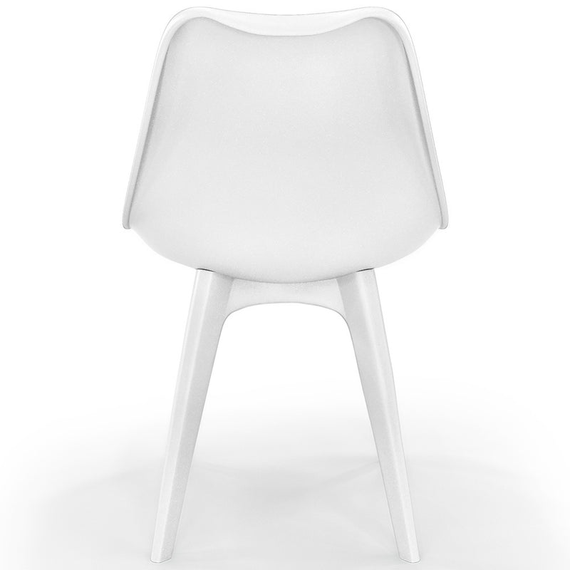 Sedia da pranzo Denisse in stile scandinavo, design premium con cuscino