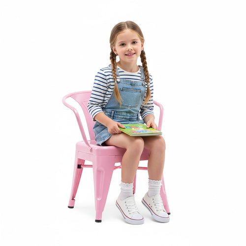 Style Tolix Kid Chair with armrest - Metal