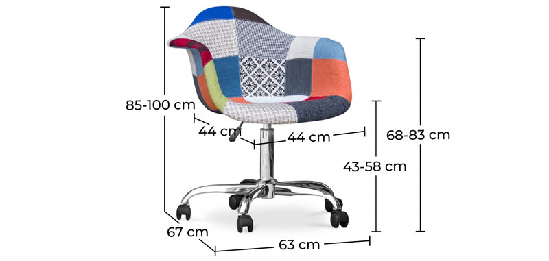 Chaise de bureau Weston - Patchwork Pixi