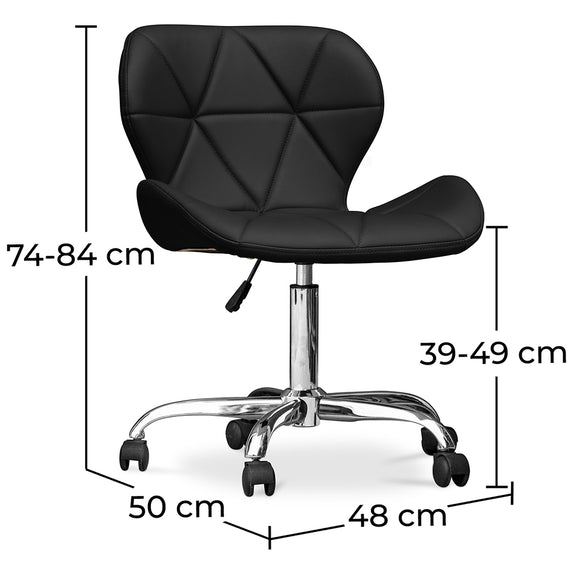 Office Chair with Wheels - Swivel Desk Chair - Upholstered in Leatherette - Wito - gallery 7
