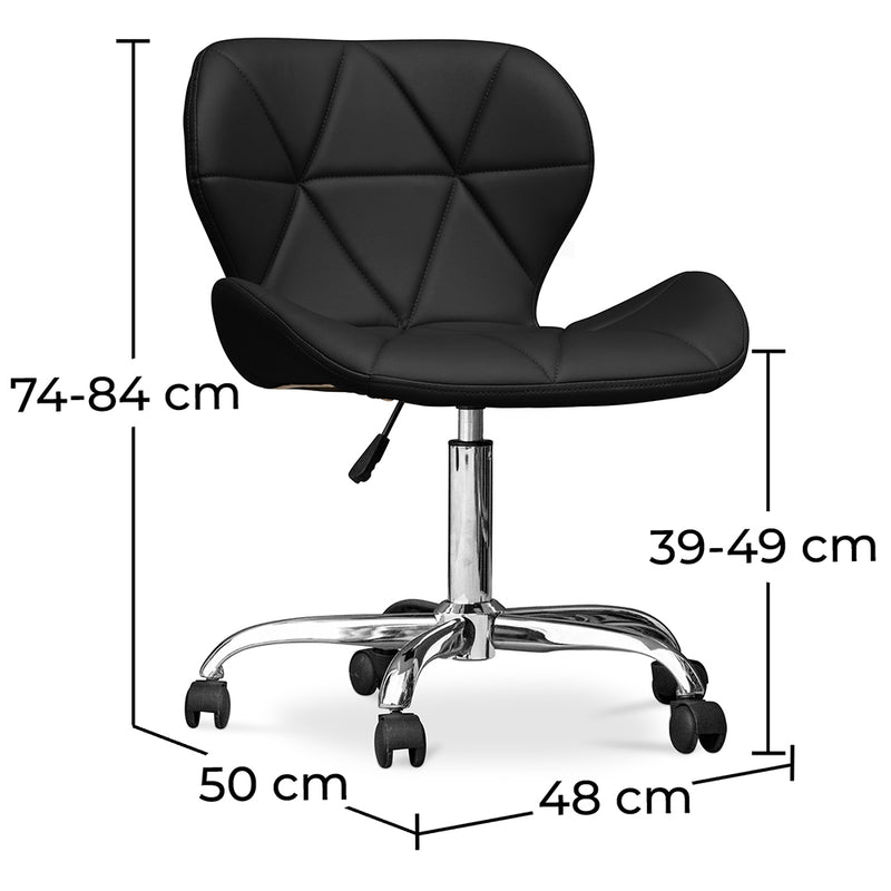 Office Chair with Wheels - Swivel Desk Chair - Upholstered in Leatherette - Wito - gallery 7
