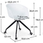 Office Chair with Armrests - Desk Chair with Castors - Guy - Joan - gallery 10