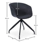 Chaise de bureau Jodie noire