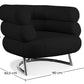 Fauteuil Design - Revêtu de Cuir - Bivendun