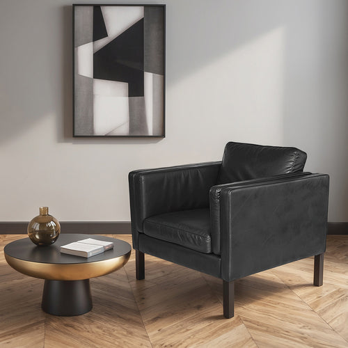 Fotel do salonu Betzalel Design - skóra premium