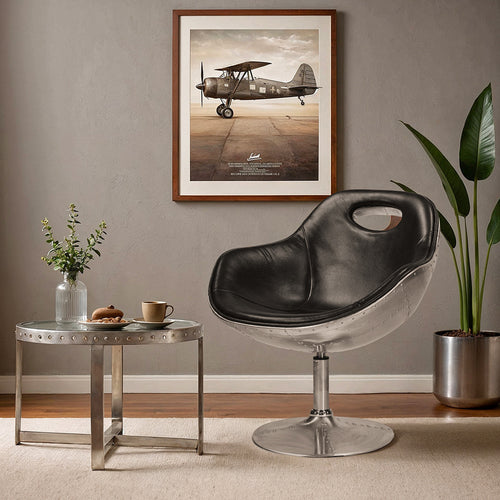 Tulip Aviator armchair premium leather