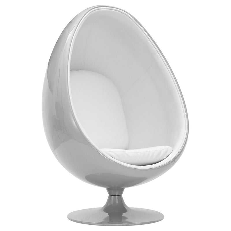 Cadeira de braços de design - Eny - Concha colorida - Tecido