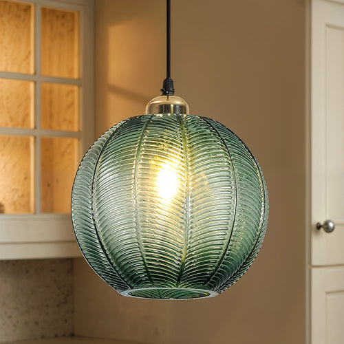 Viola Hanging Lamp - Metal and Glass