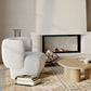 Fotel tapicerowany - Fotel z tkaniny boucle - Magnolia