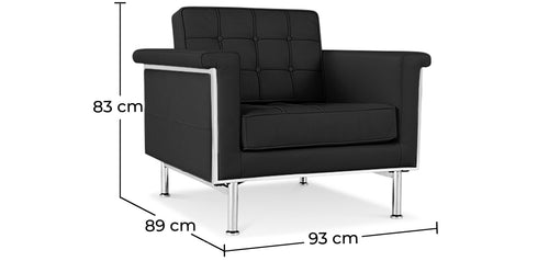Town Armchair - Premium Leather