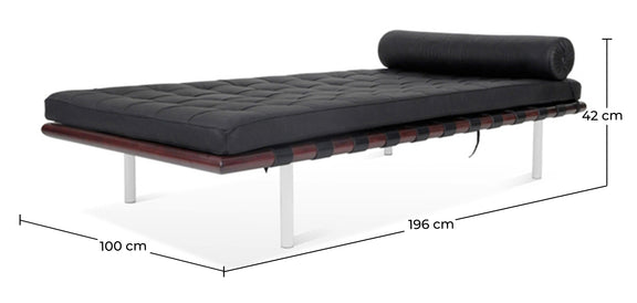 Design Daybed - Upholstered in Faux Leather - Town - gallery 8