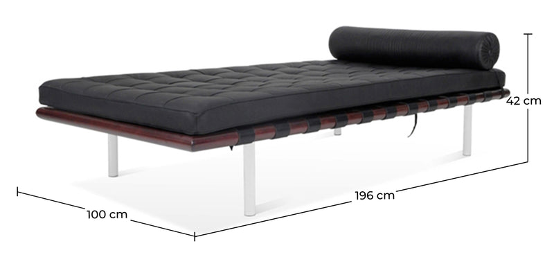 Design Daybed - Upholstered in Faux Leather - Town - gallery 8