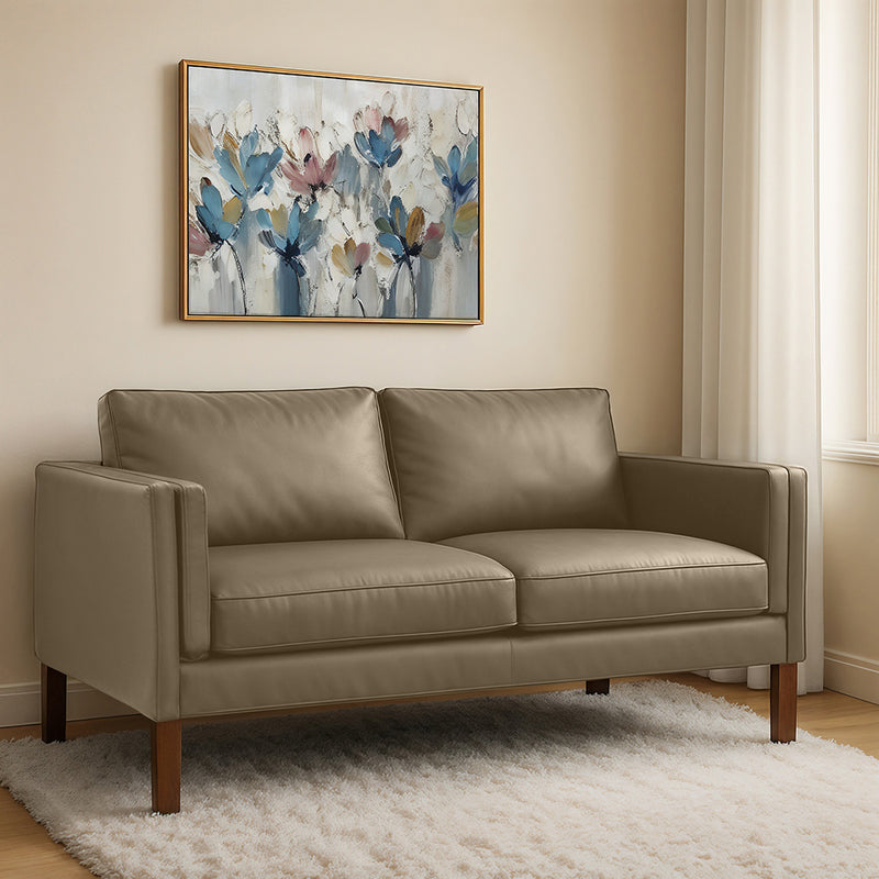 Designerska sofa Michael (2 miejsca) - ekoskóra