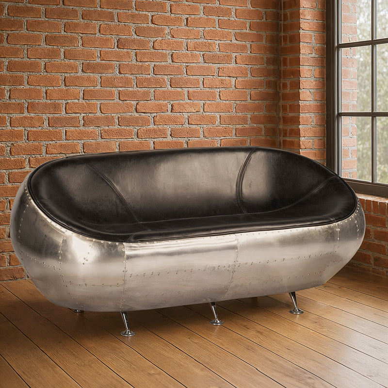 Egg Aviator-sofa i læder