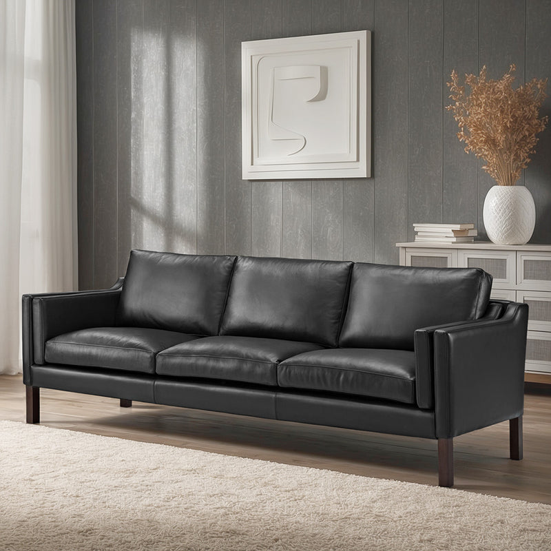 Designer-Sofa Benzion (3 Sitze) - Kunstleder