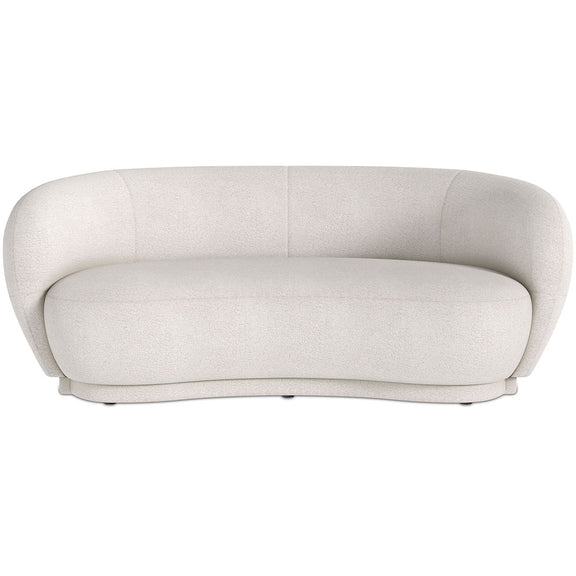 Curved Sofa - 3 Seater - Boucle Fabric - Curvy - gallery 11