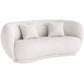 Curved Sofa - 3 Seater - Boucle Fabric - Curvy - gallery 4