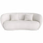 Curved Sofa - 3 Seater - Boucle Fabric - Curvy - gallery 1