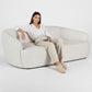 Curved Sofa - 2 Seater - Boucle Fabric - Bold - gallery 4