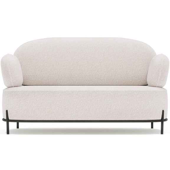 2/3-Seater Sofa - Upholstered in Bouclé Fabric - Baman - gallery 8