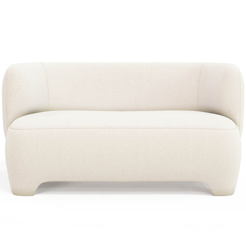 2/3 Seater Sofa - Upholstered in Bouclé Fabric - Magnolia - gallery 3