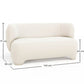 2/3 Seater Sofa - Upholstered in Bouclé Fabric - Magnolia - gallery 10