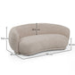 Curved Contemporary Style Design Sofa Upholstered in Chenille - 3 Seater - Curvy - gallery 10