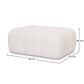 Modular Pouf Upholstered In Bouclé Fabric - Modern Design (93х63) – Compatible With Bianca Modular Sofa