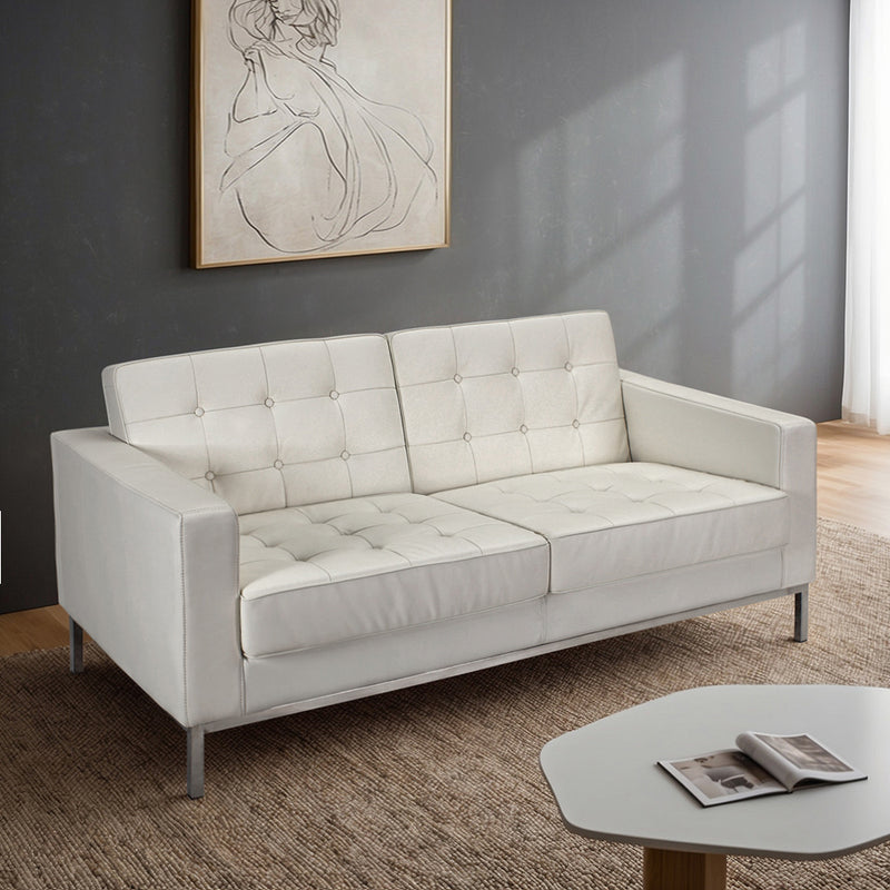 Leather Upholstered Sofa - 2 Seater - Konel - gallery 3