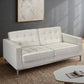 Leather Upholstered Sofa - 2 Seater - Konel - gallery 9