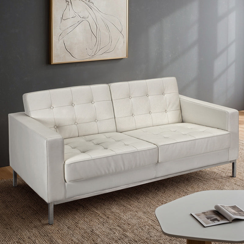 Leather Upholstered Sofa - 2 Seater - Konel - gallery 9