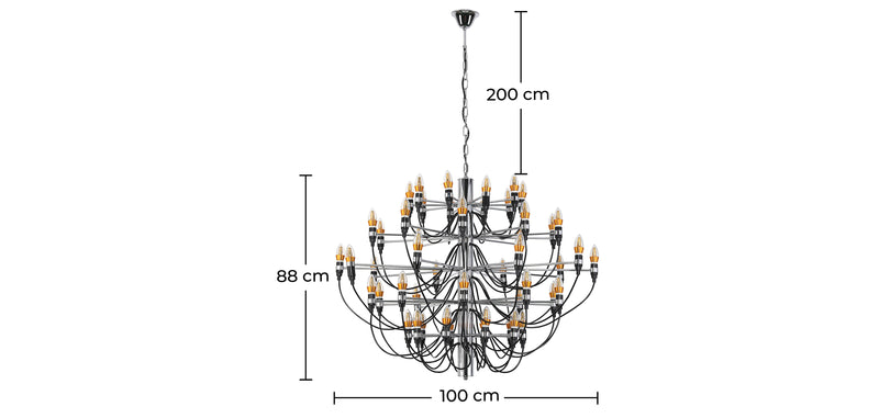 Lampadario Bella - Modello grande