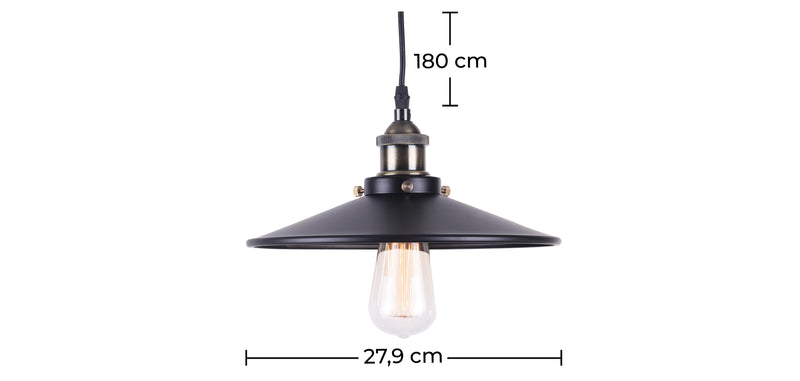 Deckenlampe - Hängelampe - Industrielles Design - Jhon