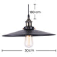 Plafondlamp - Hanglamp met industrieel design - Jack