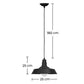 Plafondlamp - Hanglamp in industriële stijl - Flynn