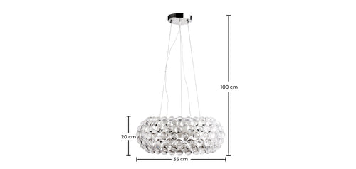 Candeeiro suspenso Savoni 35cm