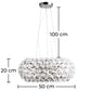 Ceiling Lamp - Crystal Globe Pendant Lamp - 50cm - Savoni - gallery 9