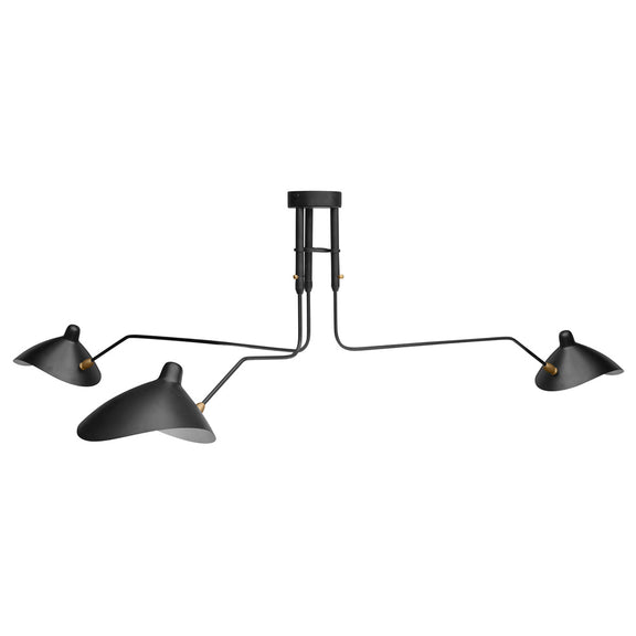 Ceiling Lamp - Flexo Lamp - 3 Arms - George - gallery 1