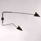 Desk Lamp - Wall Mounted - 2 Arms Black - George - gallery 2