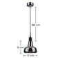 Lampa sufitowa - lampa wisząca - chromowany metal - średnia - Blake