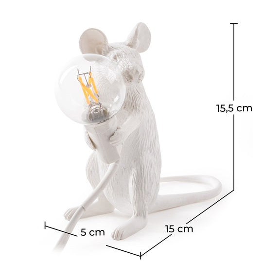 Table Lamp - Mouse Rat Kids Lamp - Resina - gallery 3
