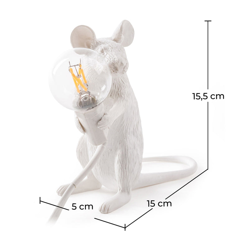 Table Lamp - Mouse Rat Kids Lamp - Resina - gallery 3