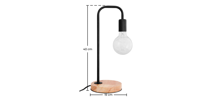 Lampa stołowa w stylu skandynawskim