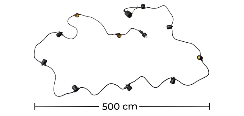 Câble Guirlande d'ampoules - 5m - Ross